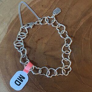 James Avery Connected Hearts Charm Bracelet, Size M, Sterling Silver
